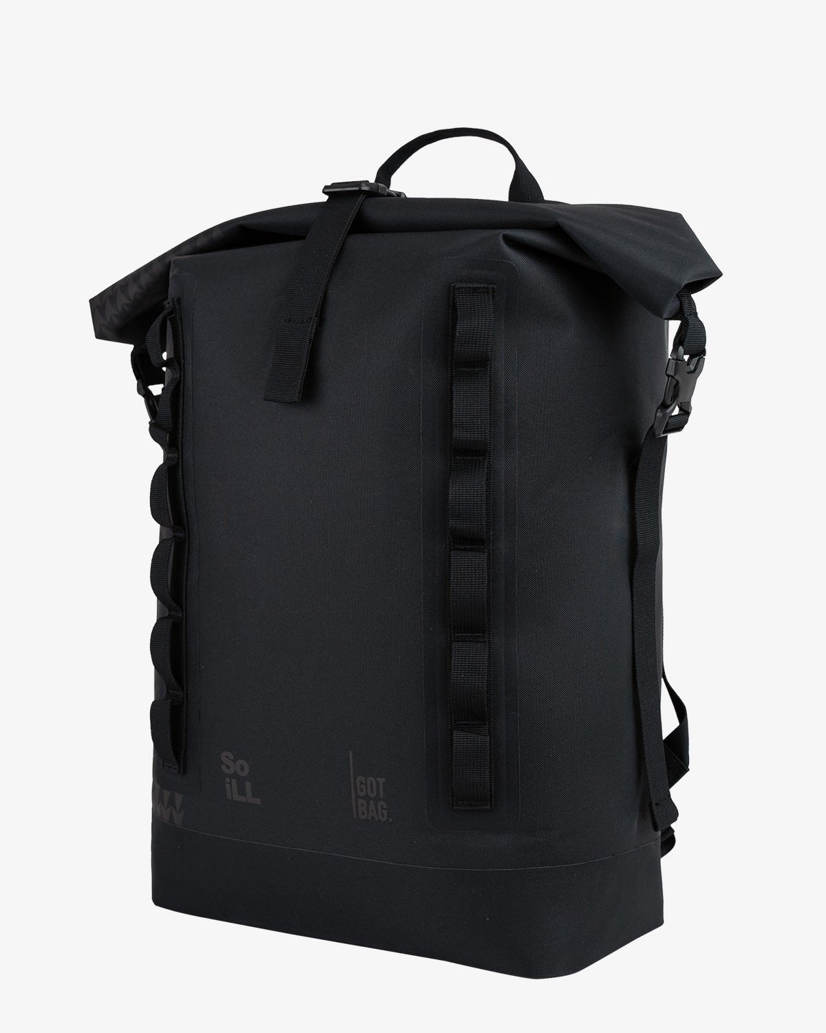 Rolltop Backpack - Black Wolf - So iLL - Got Bag