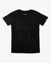 Black So iLL Stacked Logo Tee - X - SMALL - So iLL - So iLL