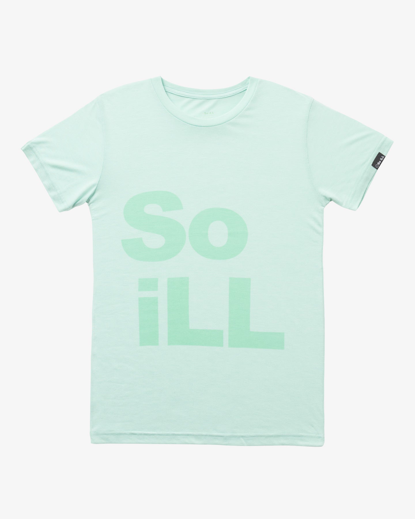 Seafoam So iLL Stacked Logo Tee - X - SMALL - So iLL - So iLL